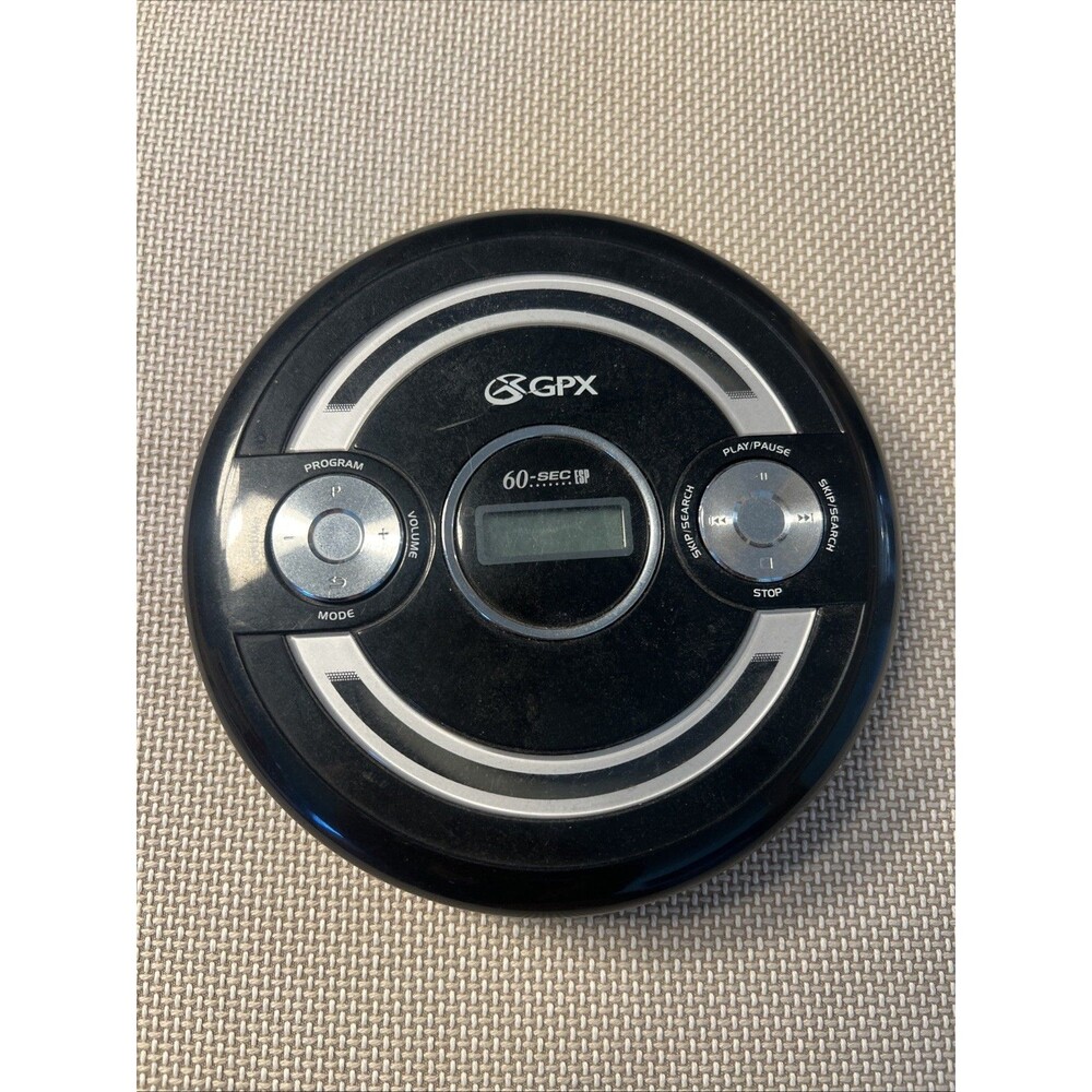GPX Portable Compact Disc Player CD 60-SEC 2011 (Parts Only)